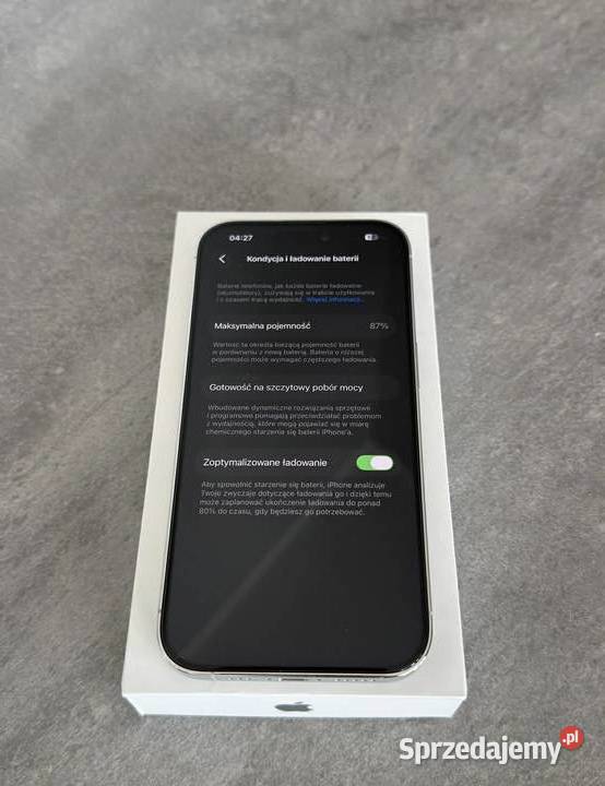 iPhone 14 PRO 87 baterii 128GB Stan nowy Ruda Śląska