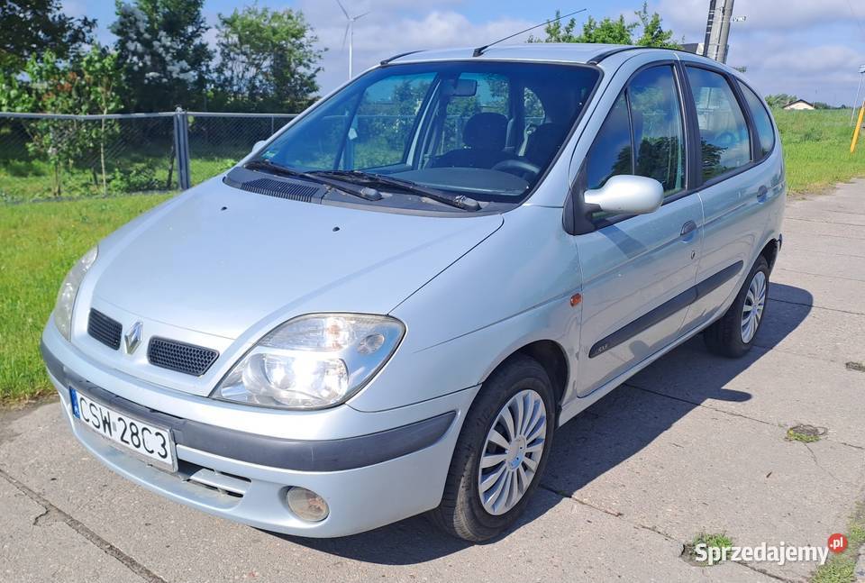 Renault Scenic 2001 16 benzyna nieuszkodzony Człuchów