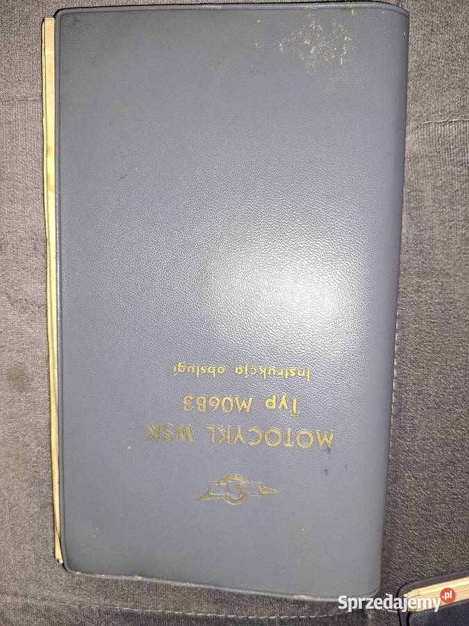 Instrukcja obsługi WSK M06 B3 1974 wydania sprzedam