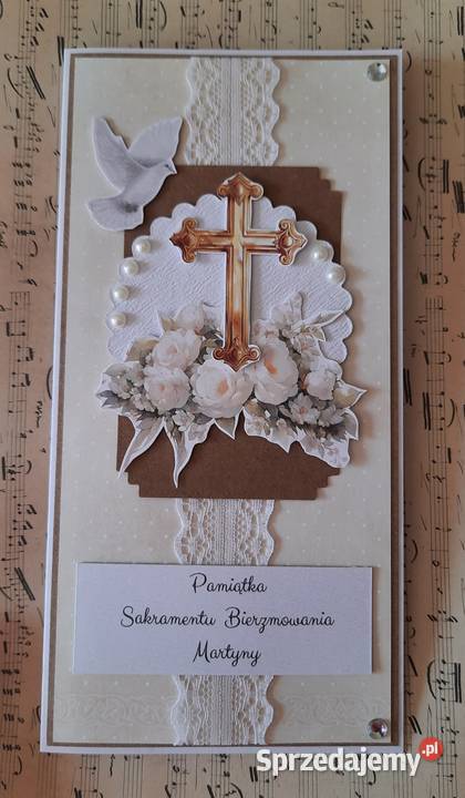 Kartka Pamiątka bierzmowania personalizowana Ryki