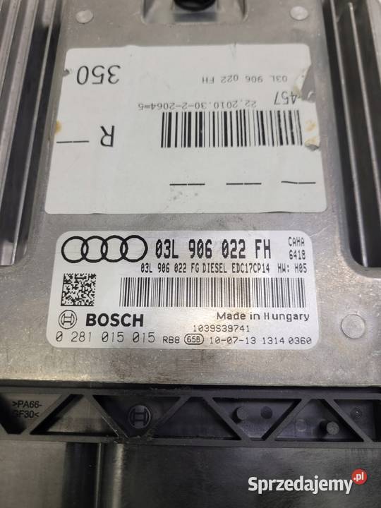 STEROWNIK SILNIKA AUDI A4 B8 A5 CAHA 03L906022FH Komputery śląskie Przystajń