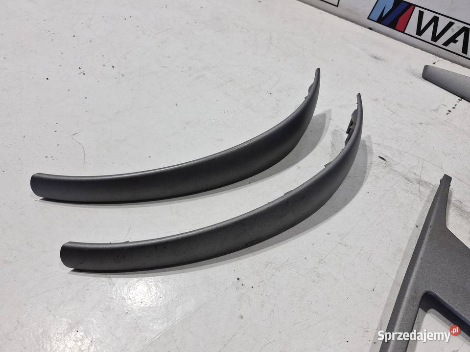 BMW E87 LISTWY OZDOBNE DEKORY SREBNE