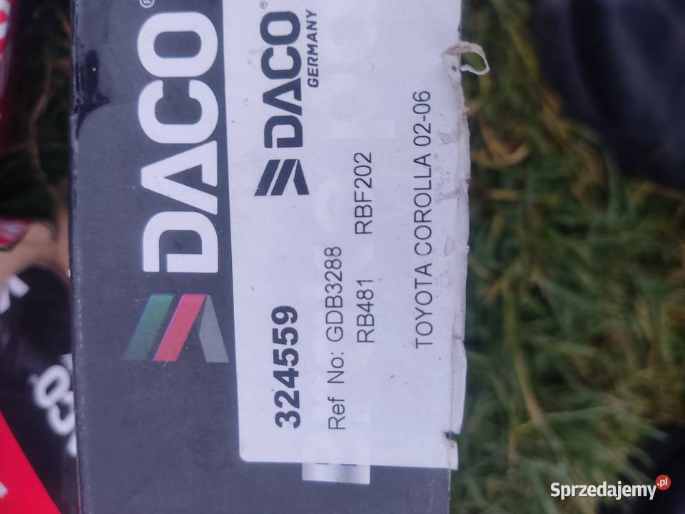 Klocki hamulcowe Toyota Corolla 97KM