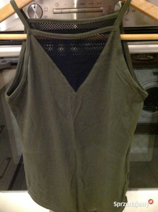 Top Body Damskie FB SISTER rizm XS Khaki Nowe Nowa Sól