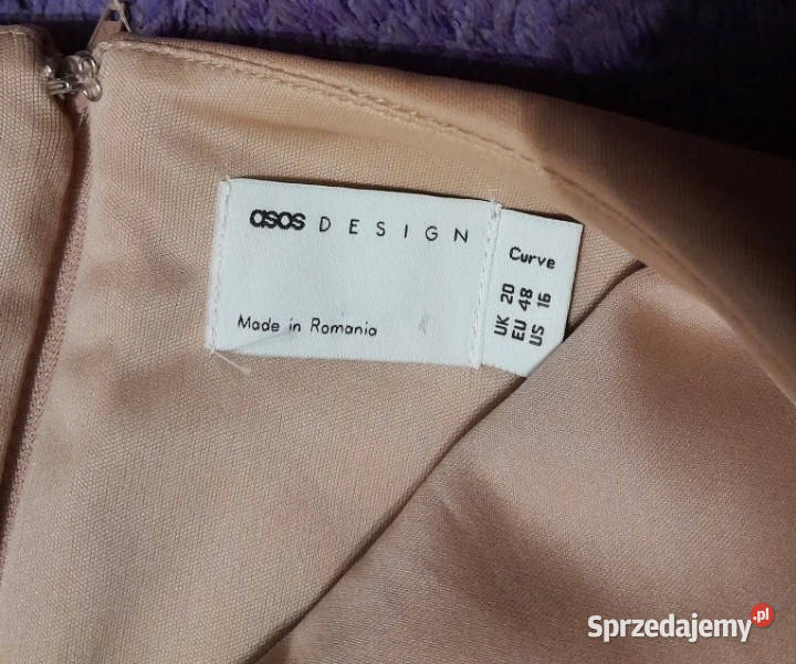 ASOS deasingróżowy kombinezon z opadającymi Rozmiar 48 Sosnowiec