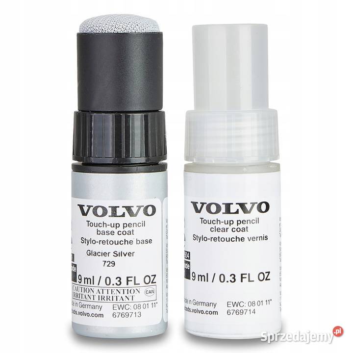 VOLVO lakier sztyft zaprawka Glacier Silver 729 Bielany Wrocławskie