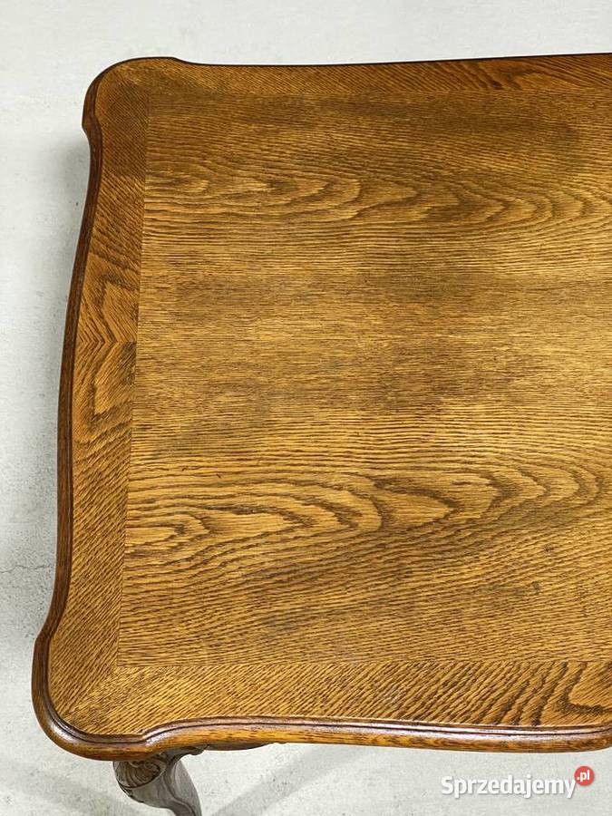 Stylowe biurko dębowe ludwikowskie początek XX zachodniopomorskie Budno