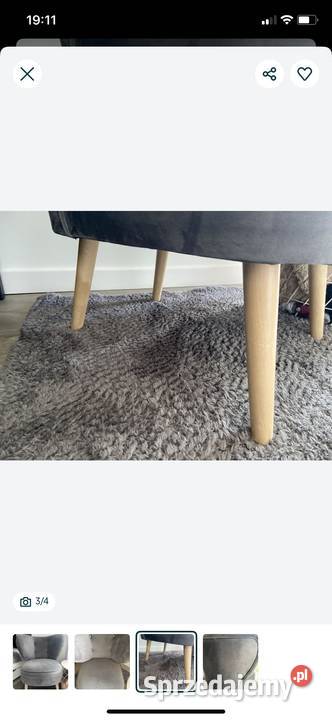 Fotel szary Ikea Opole