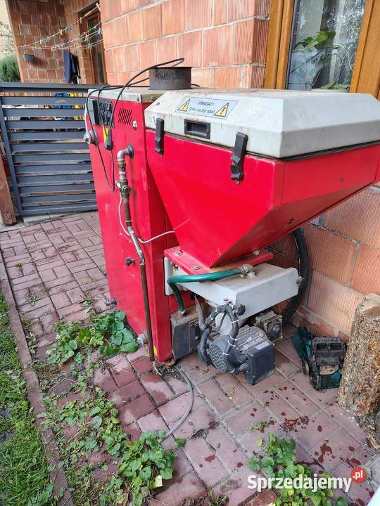 Kocioł Defro 15kw ekogroszek miał drewno trociny Potok Wielki