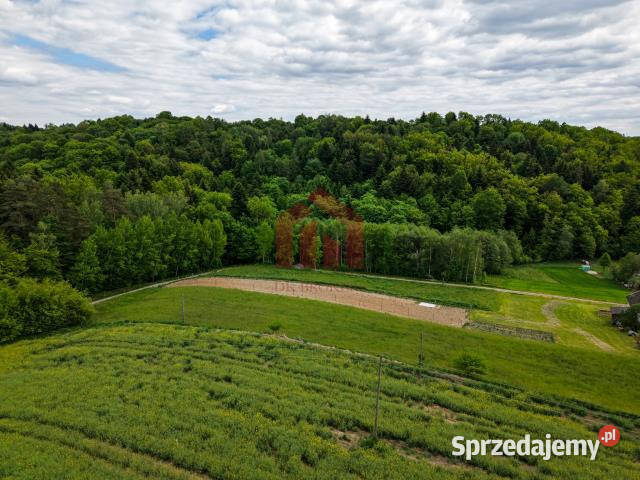 sprzedaży działki Wielopole Skrzyńskie 1300m2 Nieruchomości sprzedam