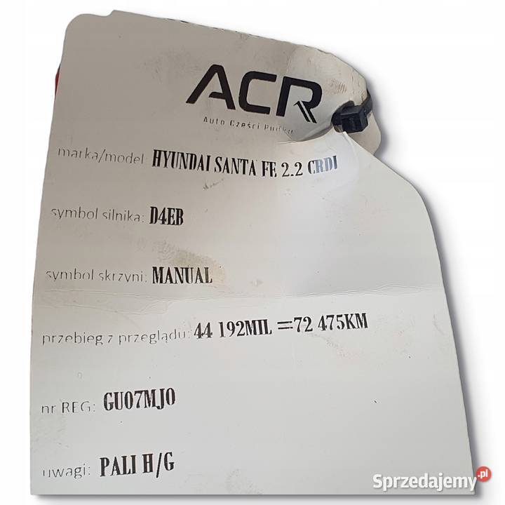 SPRĘŻARKA KLIMATYZACJI Hyundai Santa Fe II 22 Chełm