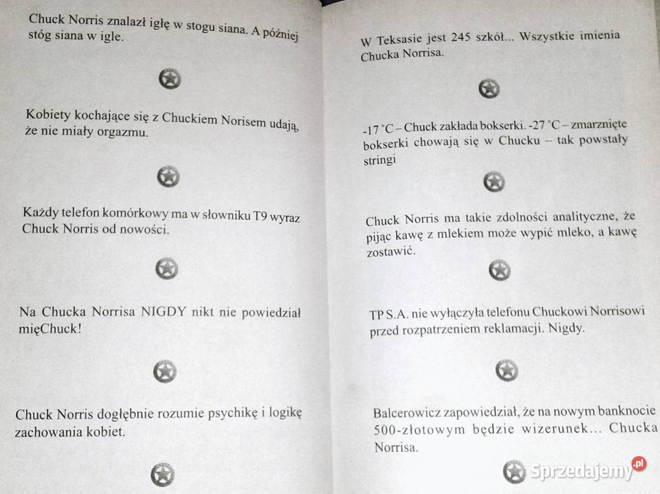 Chuck Norris Z półobrotu Wincenty Cieślikowski Chełm sprzedam