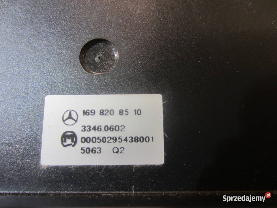 Panel grzania siedzeń 1698208510 mercedes a Szczecin