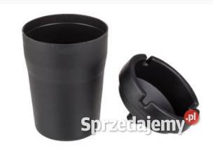 Czarna Popielniczka w Kształcie Kubka Zamykana Ostrowy nad Okszą