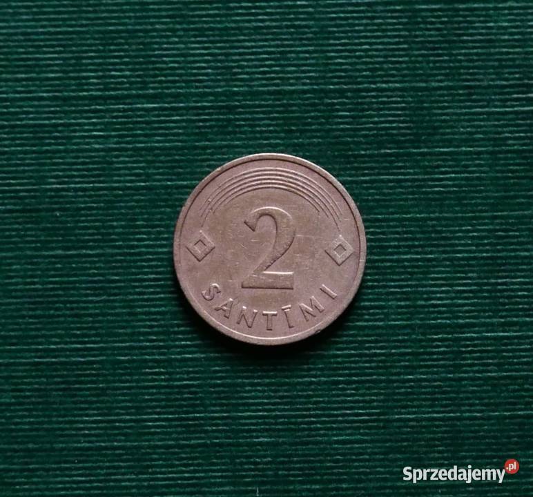 ŁOTWA 2 santimy 1992r