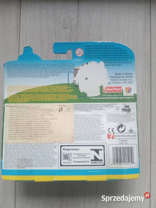 Lokomotywa Toby stan kolekcjonerski Fisher Price Gdańsk
