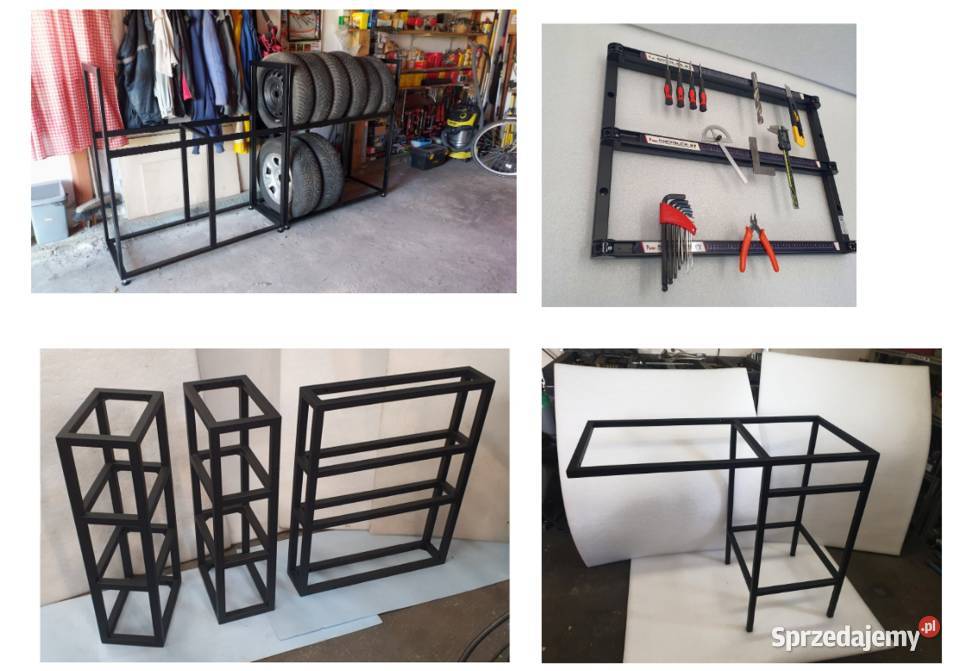 Meble z metalu na wymiar metal loft industrial