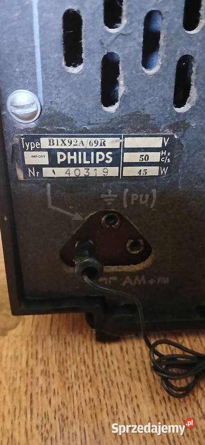 Radio lampowe firmy Philips małopolskie Kraków