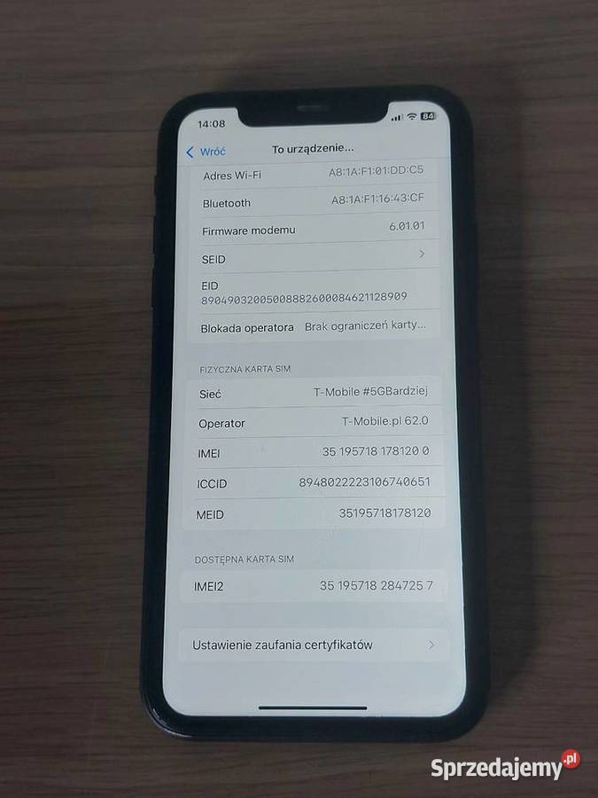iPhone 11 64GB 81 Czarny