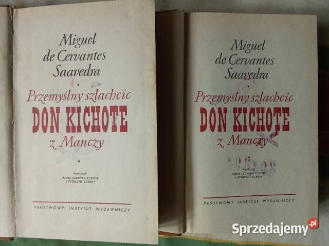 Don Kichote t 12 Cervantes 1966proza Don Łódź