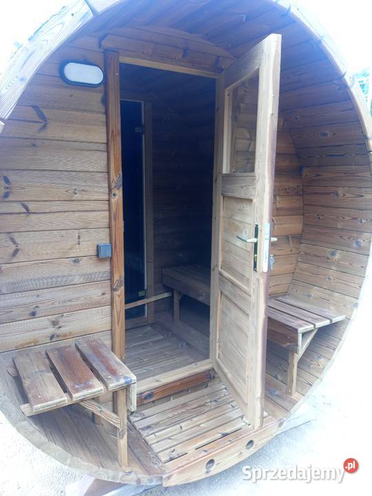 Sauna Beczka z Thermo Drewna 400 Sauna Ogrodowa Suwałki sprzedam