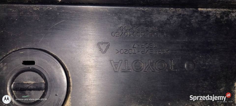 Atrapa zderzaka przód Toyota Yaris 3 lift Lubin