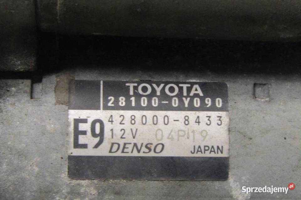 ROZRUSZNIK 13 VVTi TOYOTA YARIS III 281000Y090 sprzedam
