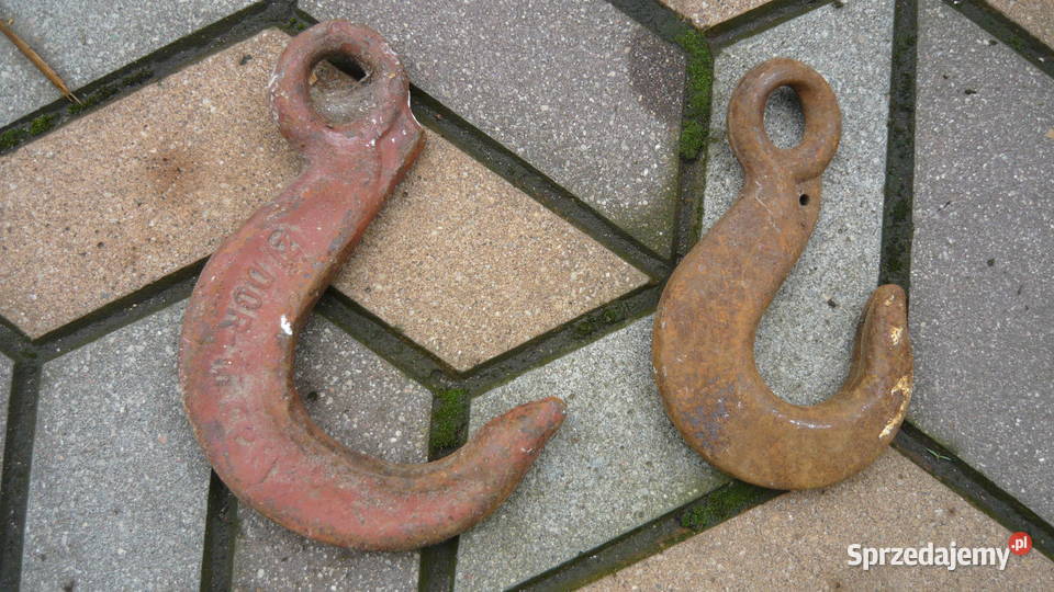 Hak stalowy do liny stalowej wciągarki zawiesia Pozostałe podlaskie Sokółka