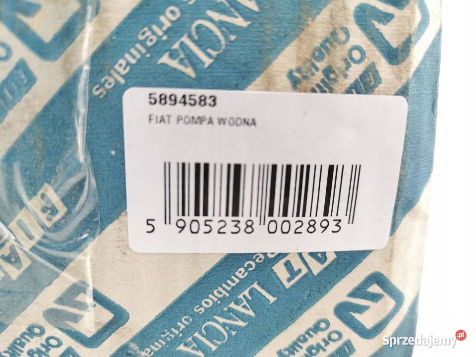 POMPA WODY TIPO 8789 TEMPRA 9094 14 16 lubelskie