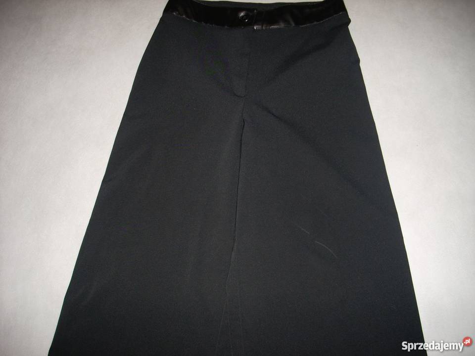 Orsay Czarne Eleganckie Spodnie Szerokie 36 S czarny Nowy Sącz