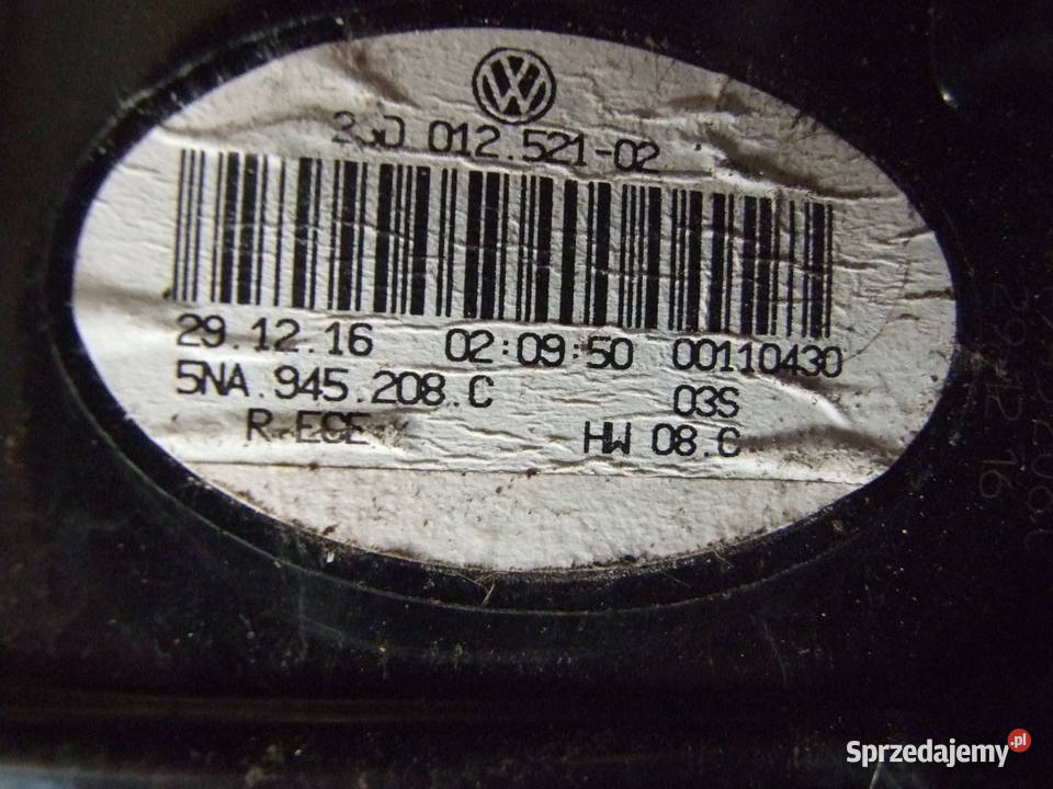 Lampa Volksawagen Tiguan II LED 5NA945208C Białystok