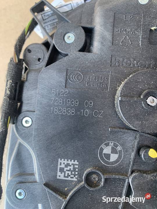 Zamek drzwi lewy tył 7281939 mini cooper f55 f56 zamki, wkładki, kluczyki Szczecin