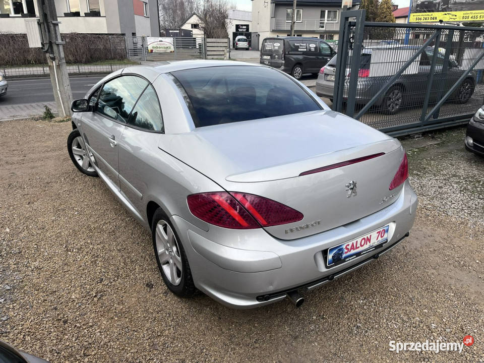Peugeot 307 CC 20 Klima Alu El szyby KS Serw Bez wspomaganie kierownicy 307 CC