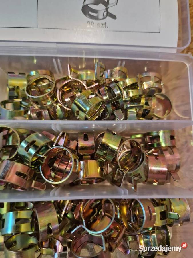 Opaski zaciskowe sprężynowe obejmy metalowe 135 Głogowa