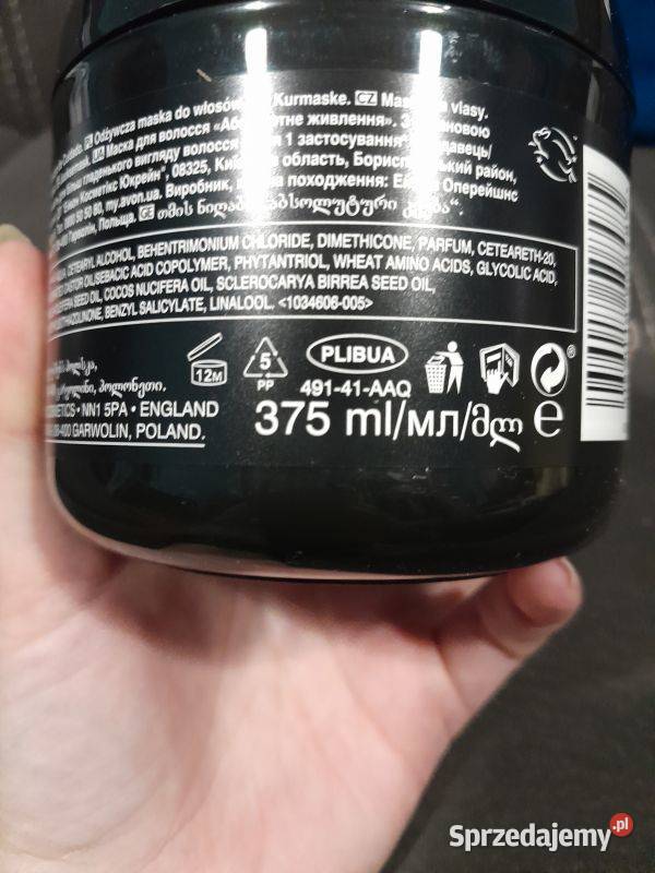 Odżywcza maska do włosów Avon Advance Techniques Siewierz