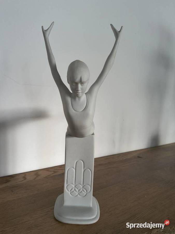 Figurka porcelanowa biały biskwit mistrzyni Szczecin