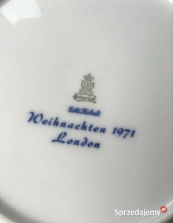 Stara porcelana kobalt HC Selb Heinrich Bavaria