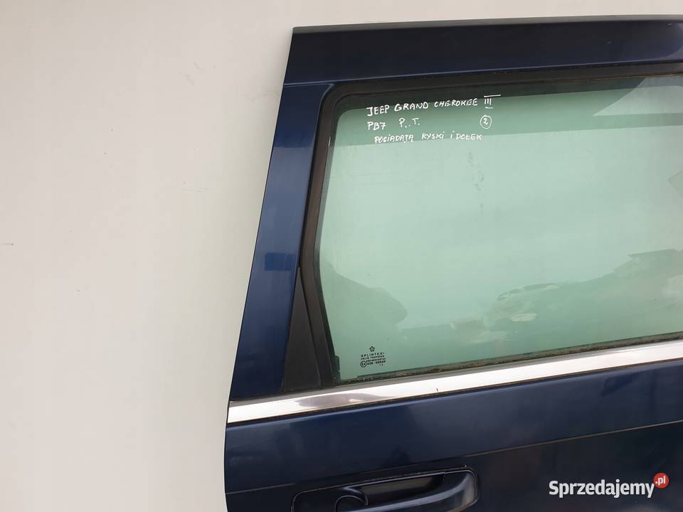 Jeep Grand Cherokee III WK TYLNE DRZWI PRAWE TYŁ Drzwi Rudka sprzedam