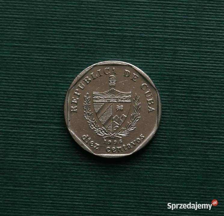 KUBA 10 centavo 1996r Numizmatyka Gliwice