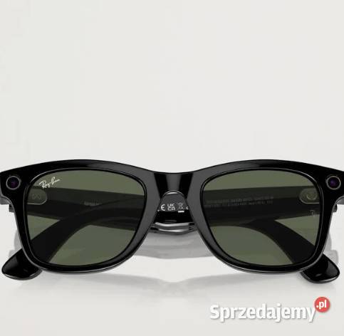 RayBan Meta Wayfarer Glasses Shiny Black Wrocław