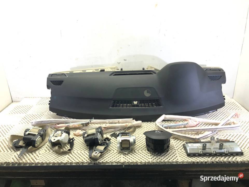 KOKPIT PODUSZKI KURTYNY PASY KOMPLET SKODA osobowe