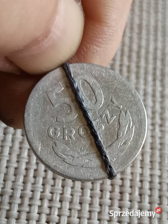 Sprzedam monete 50 gr 1949 r mala skretka