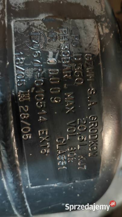 Butla LPG 20L ważna do 2028