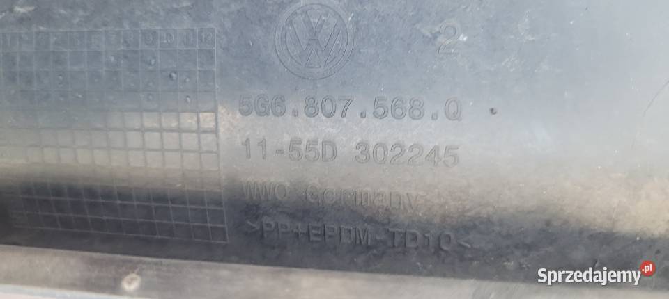 VW GOLF VII DOKŁADKA ZDERZAKA TYL SPOILER Karoseria Ruda Śląska