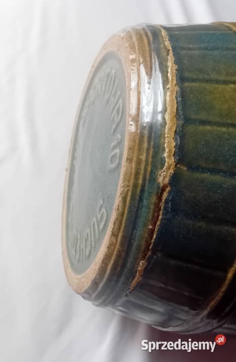 Reklamowa beczułka ceramiczna Marywil Sucherniów Koźminek sprzedam