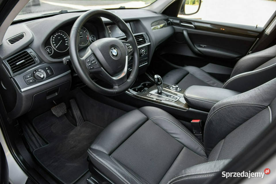 BMW X3 xDrive 20d 184 Automat Full Super Stan światła przeciwmgielne Zwoleń