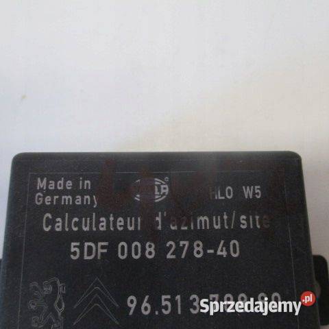 MODUŁ STEROWNIK XENON PEUGEOT 5DF00827840