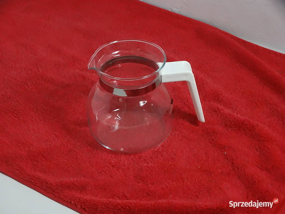 Szklany dzbanek do kawyherbaty 800ml Vintage Biłgoraj