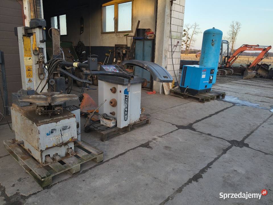 Wyposażenie warsztatu wulkanizacyjnego Lucynowo