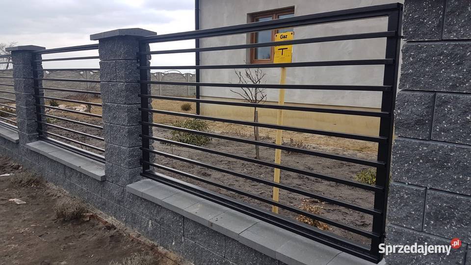 Brama przesuwna 400x150 ogrodzenia bramy Kalisz przesuwna wielkopolskie